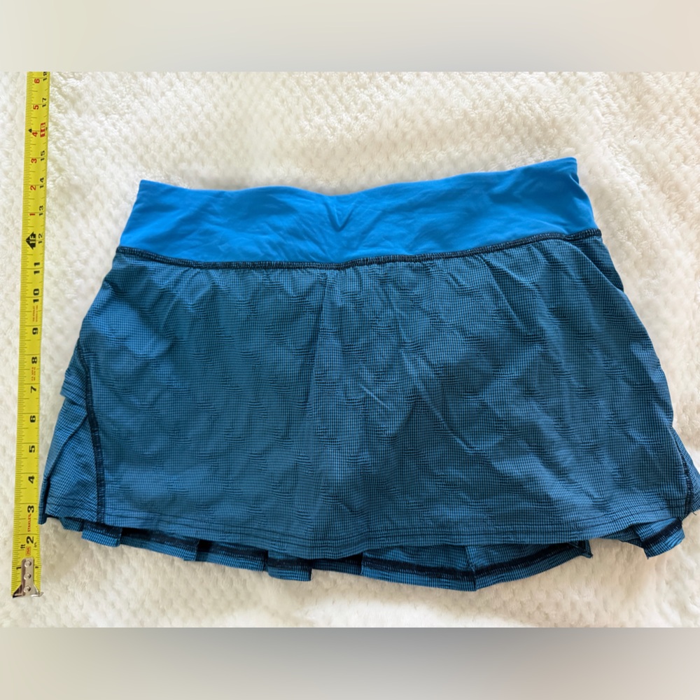 Lulu lemon Blue and black Athletic Skort